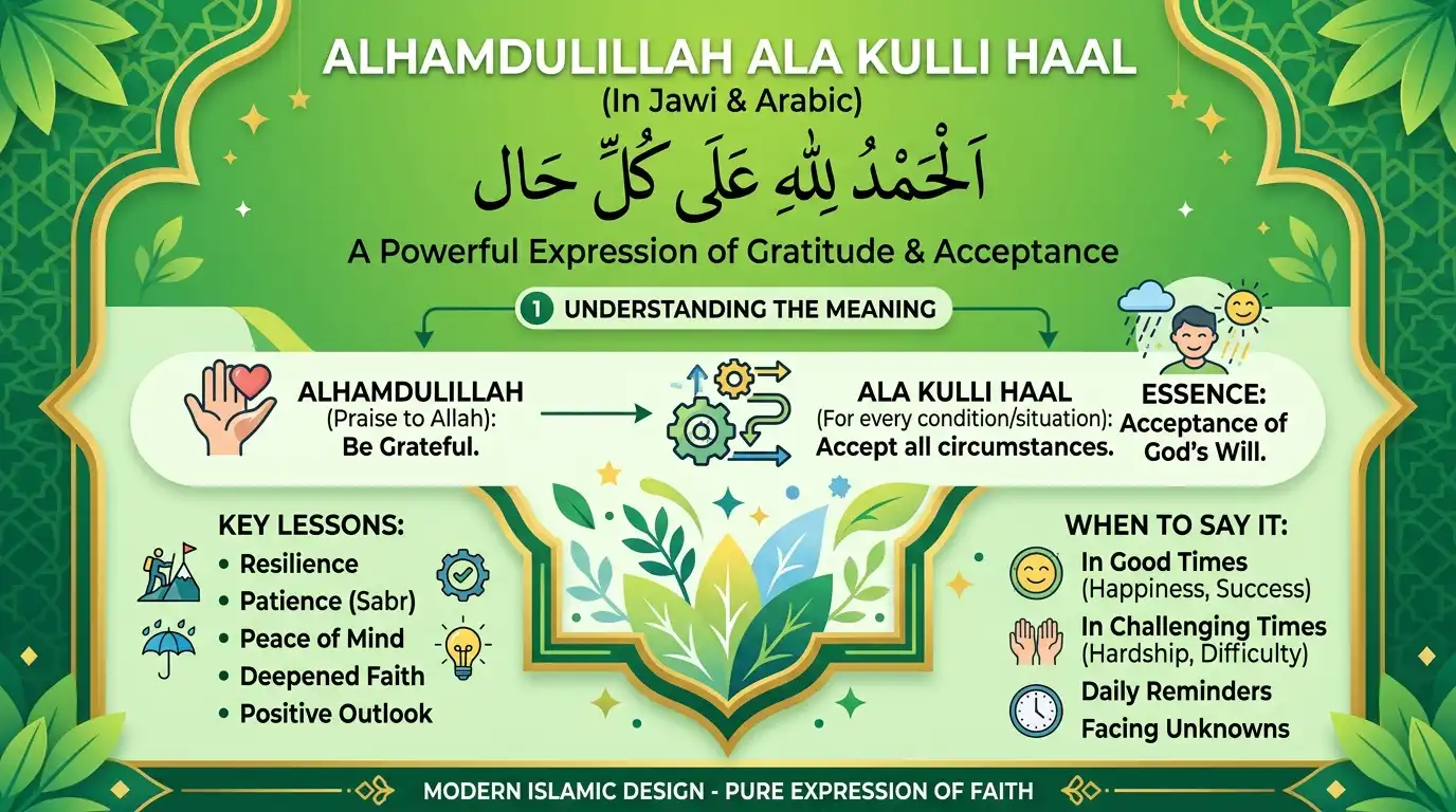 Alhamdulillah Ala Kulli Haal in Jawi