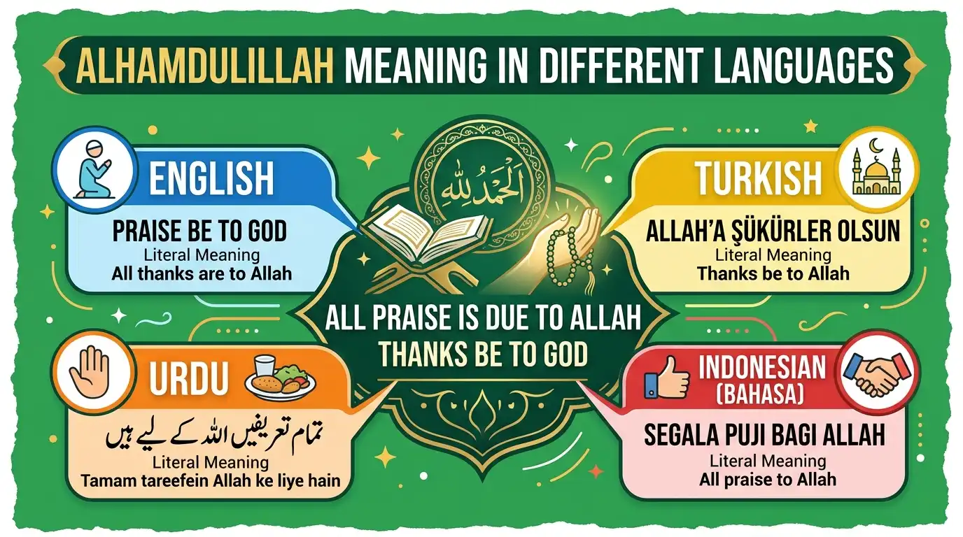Alhamdulillah meaning in different languages