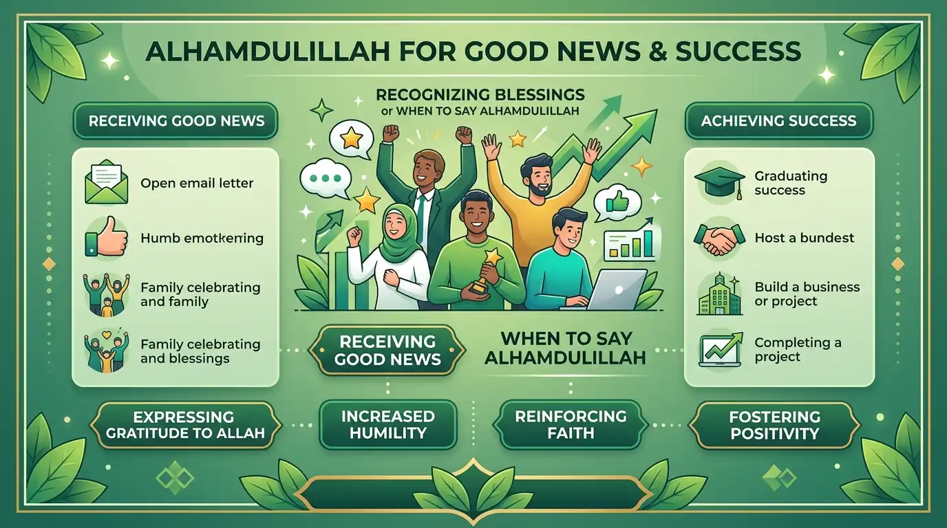 Alhamdulillah after receiving good news and success