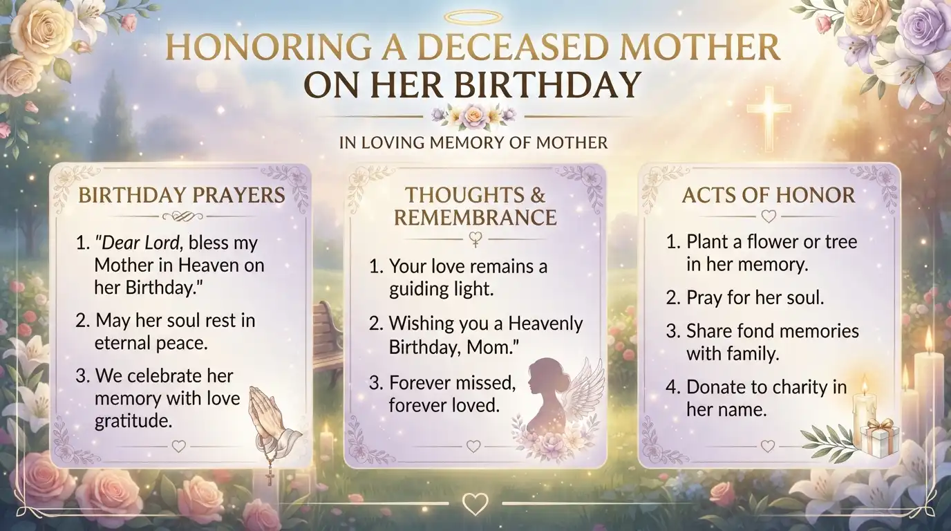 birthday prayers for deceased mother