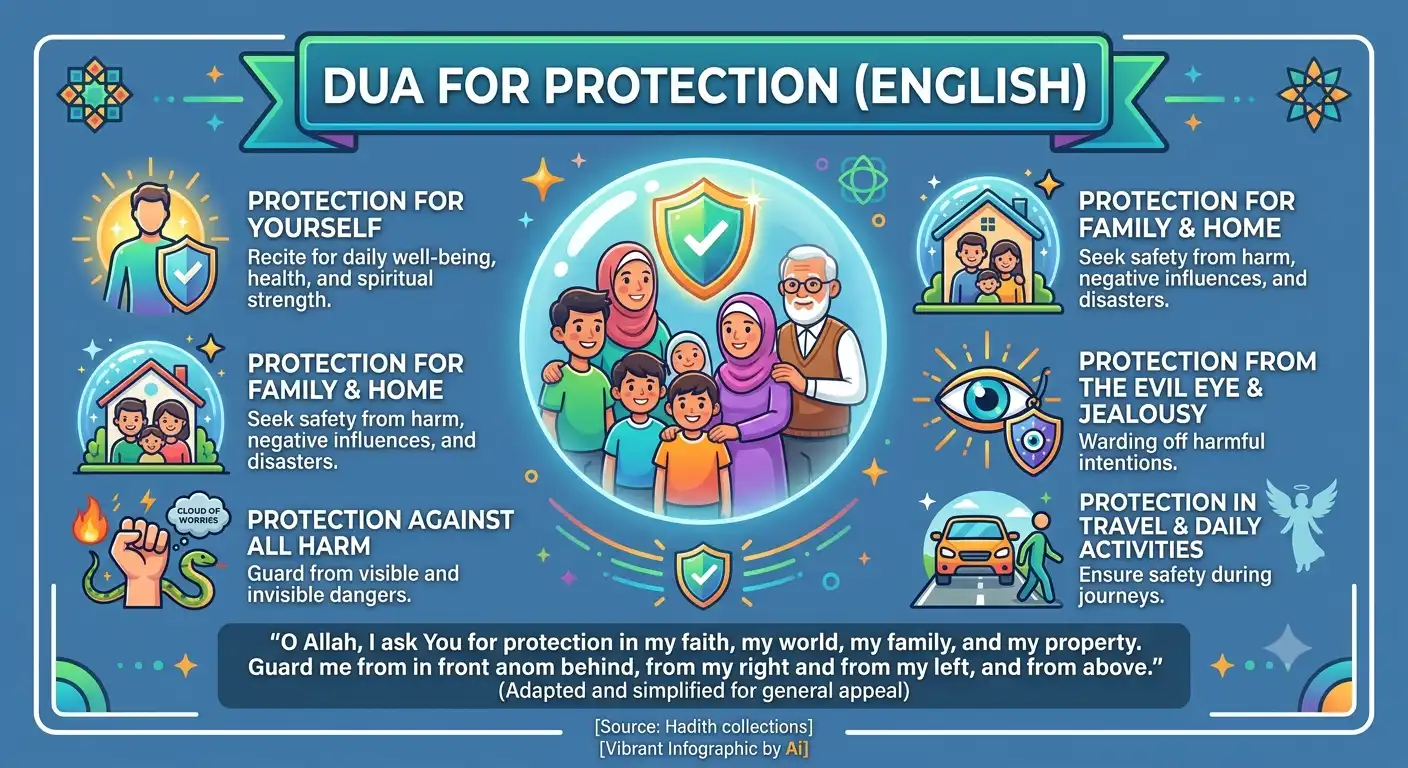 dua for protection in English