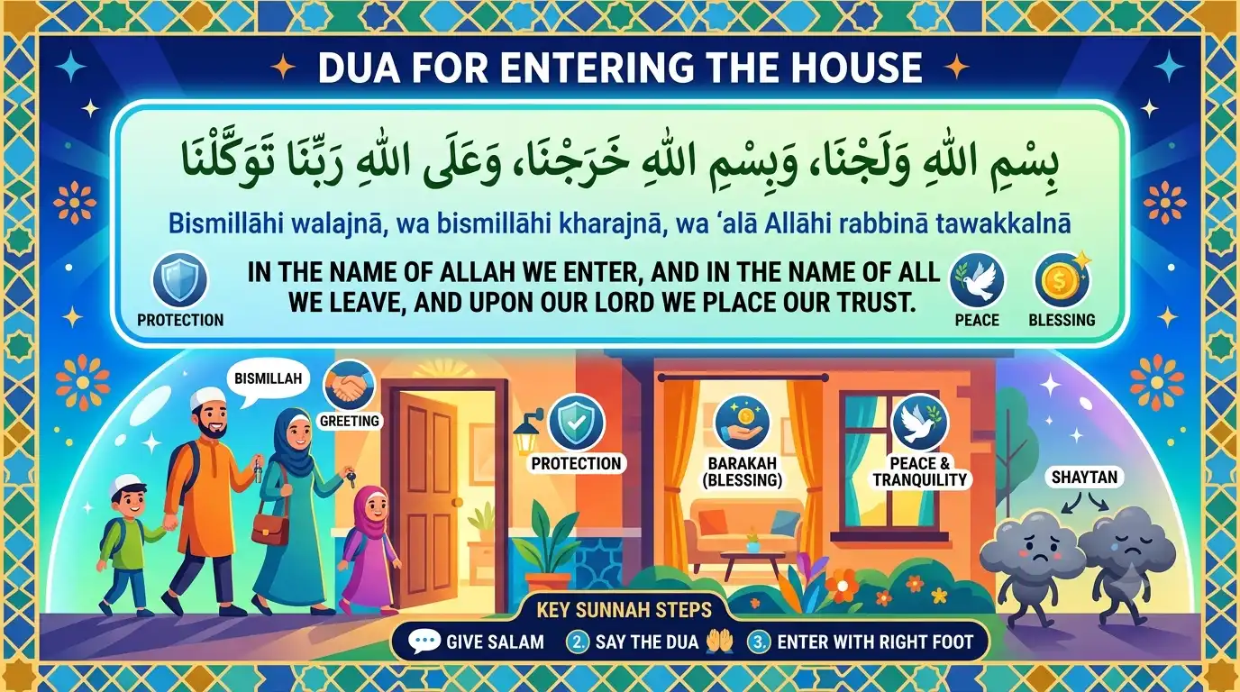 Dua for Entering the House