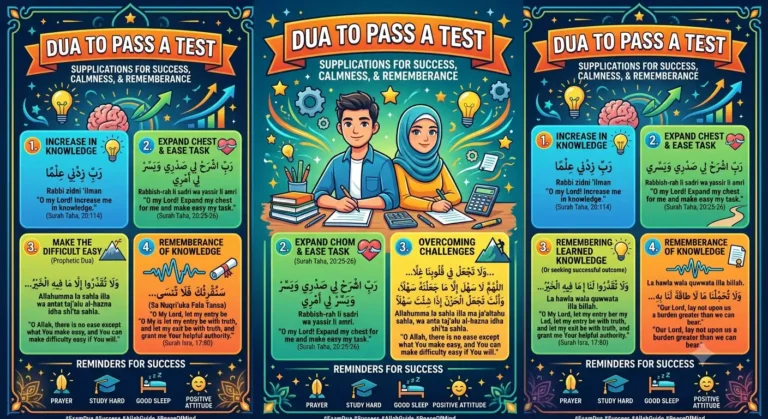 dua to pass a test