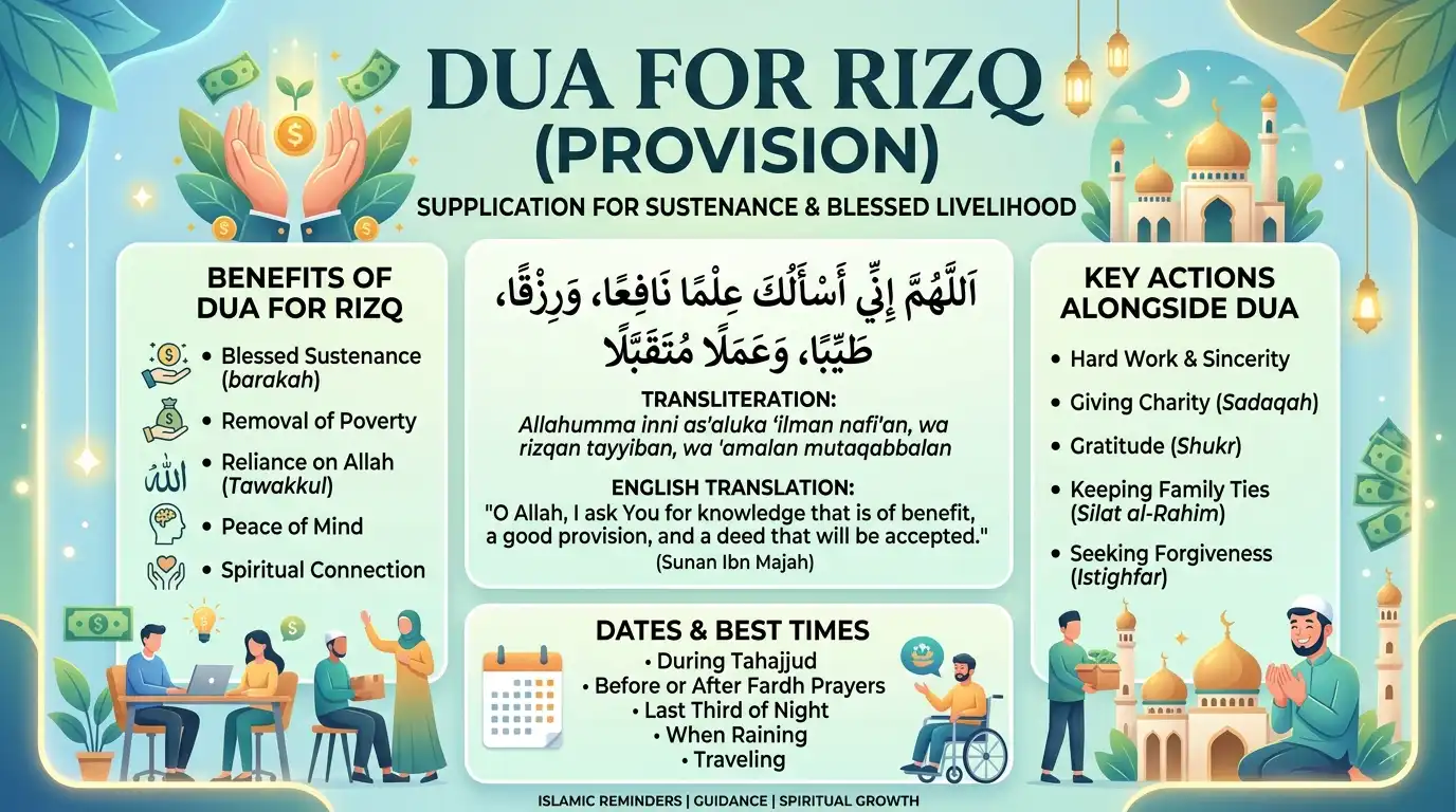 Dua for Rizq image