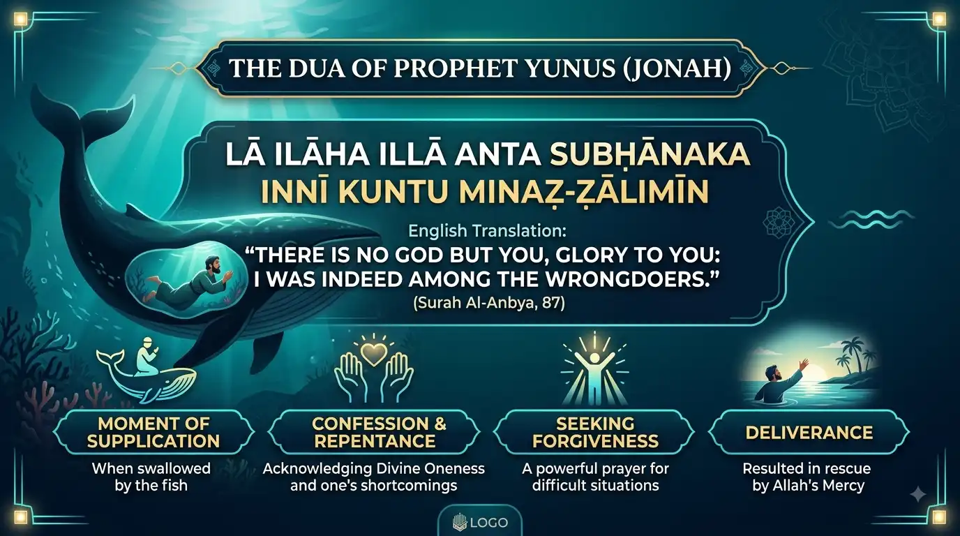 Dua of Prophet Yunus image