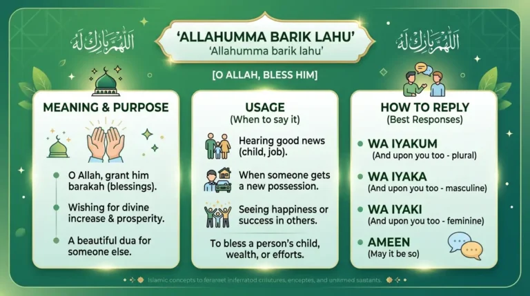 Allahumma Barik Lahu — Meaning, Usage, and How to Reply (Complete Guide) images